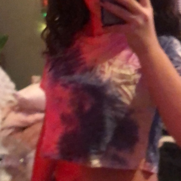 Romwe tie dye moon crop top - Picture 3 of 3